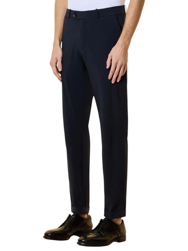 Rrd Pantaloni Terzilight Chino Blu Nero-2