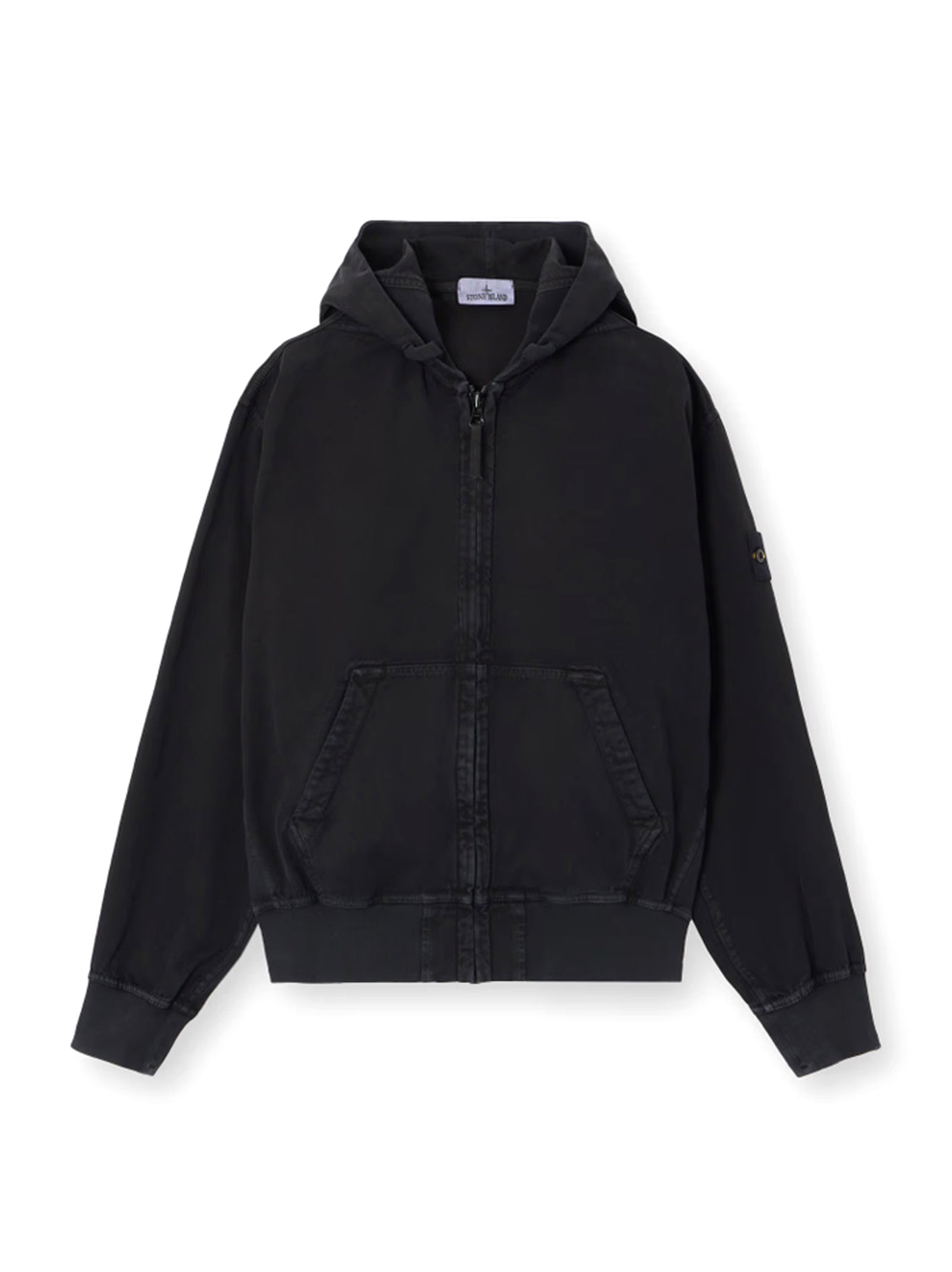 Felpa Zip C/Capp Old Effect-1