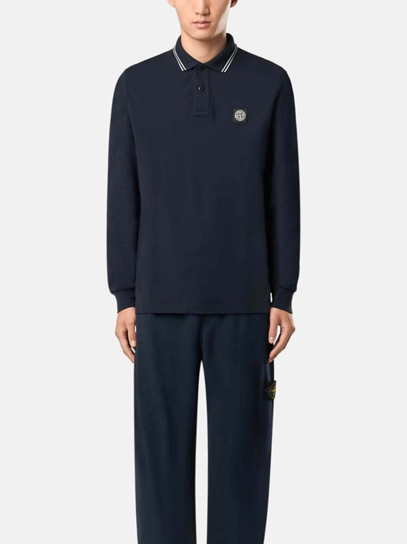 Polo Vestibilità Slim A Manica Lunga-2