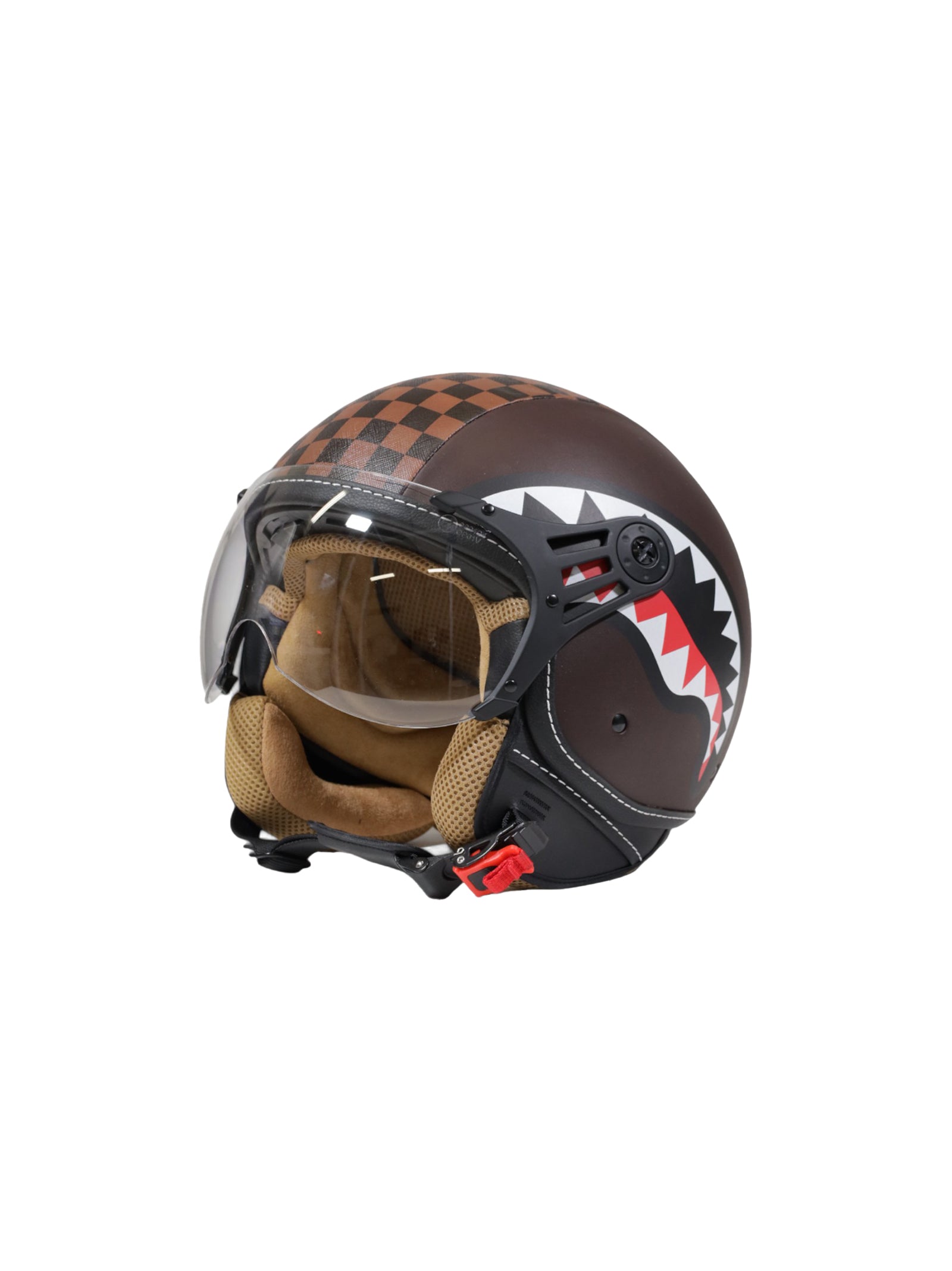 Sharks In Paris Helmet Brown-2