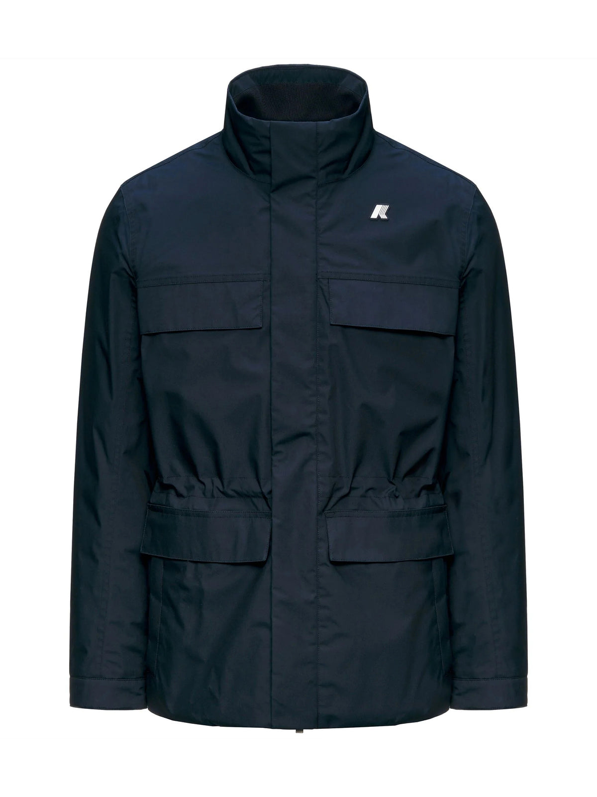 K-Way Giacca Manuene Warm Micro Canvas Blue Depth-1