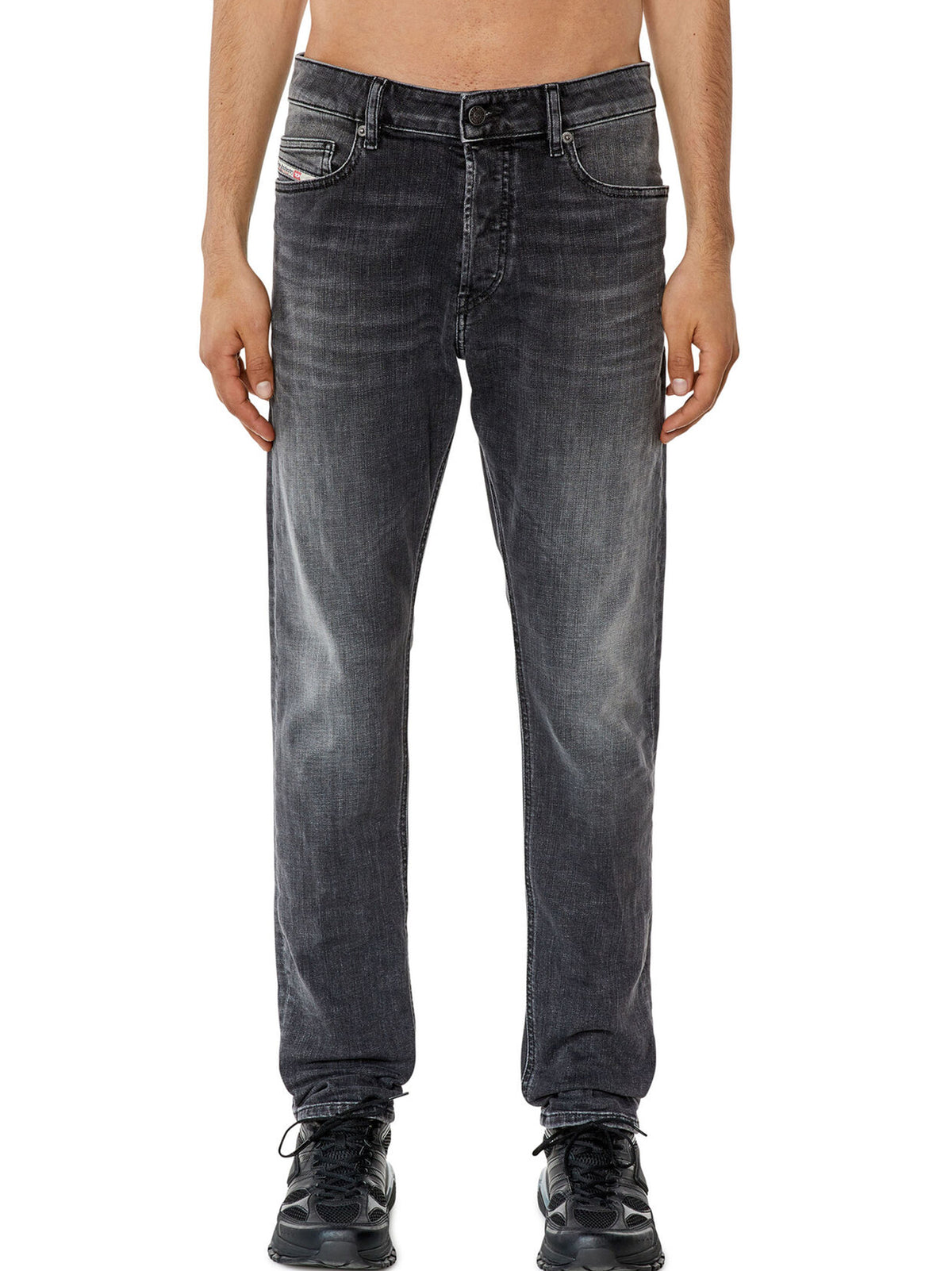 D-Luster  L.30 Jeans 5T Tela Stretch Nero-2