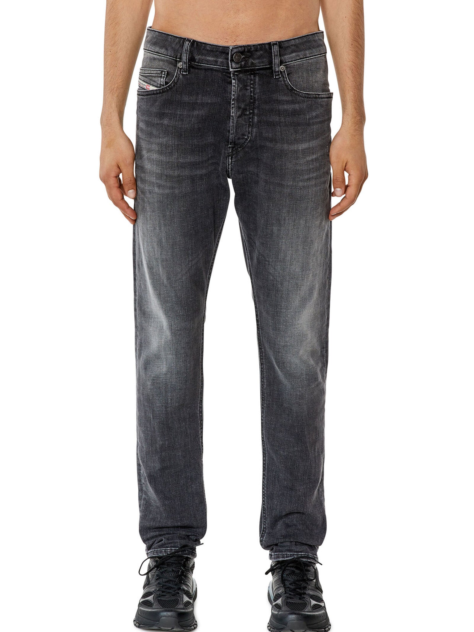 D-Luster  L.30 Jeans 5T Tela Stretch Nero-2