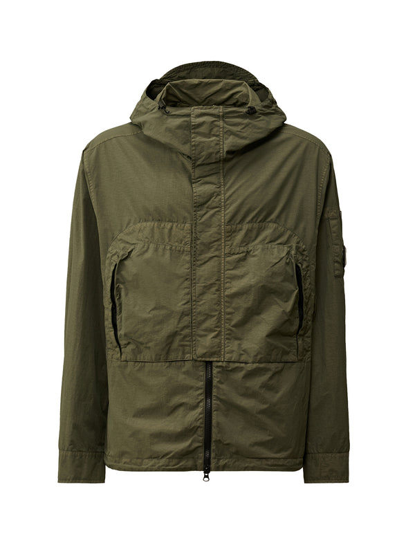 Flatt Nylon Hooded Overshirt