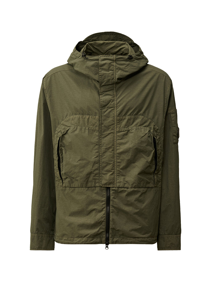 Flatt Nylon Hooded Overshirt-1