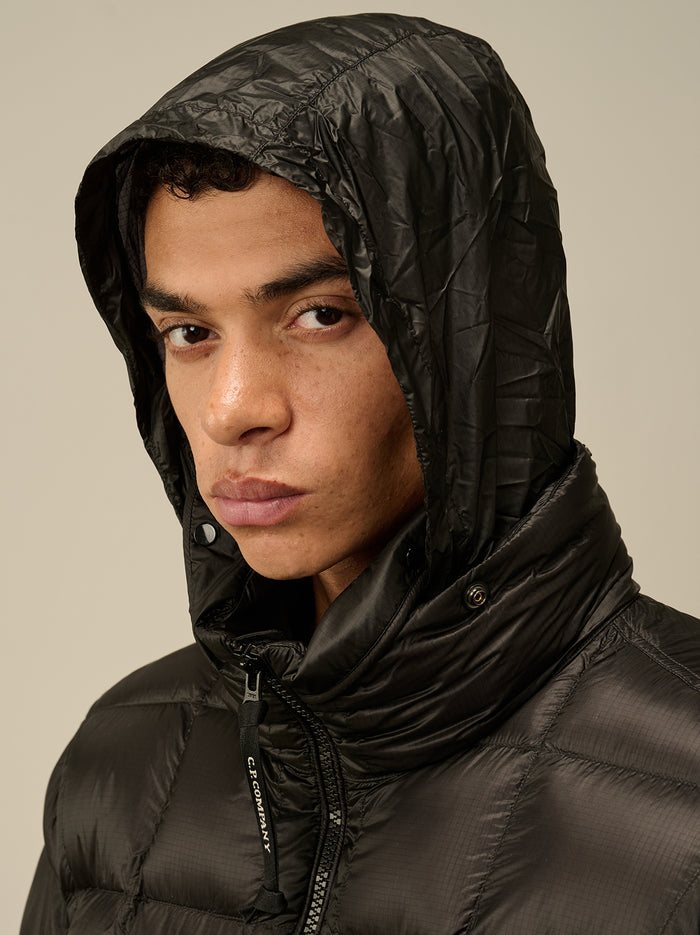 D.d. Shell Hooded Short Down Jacket-4