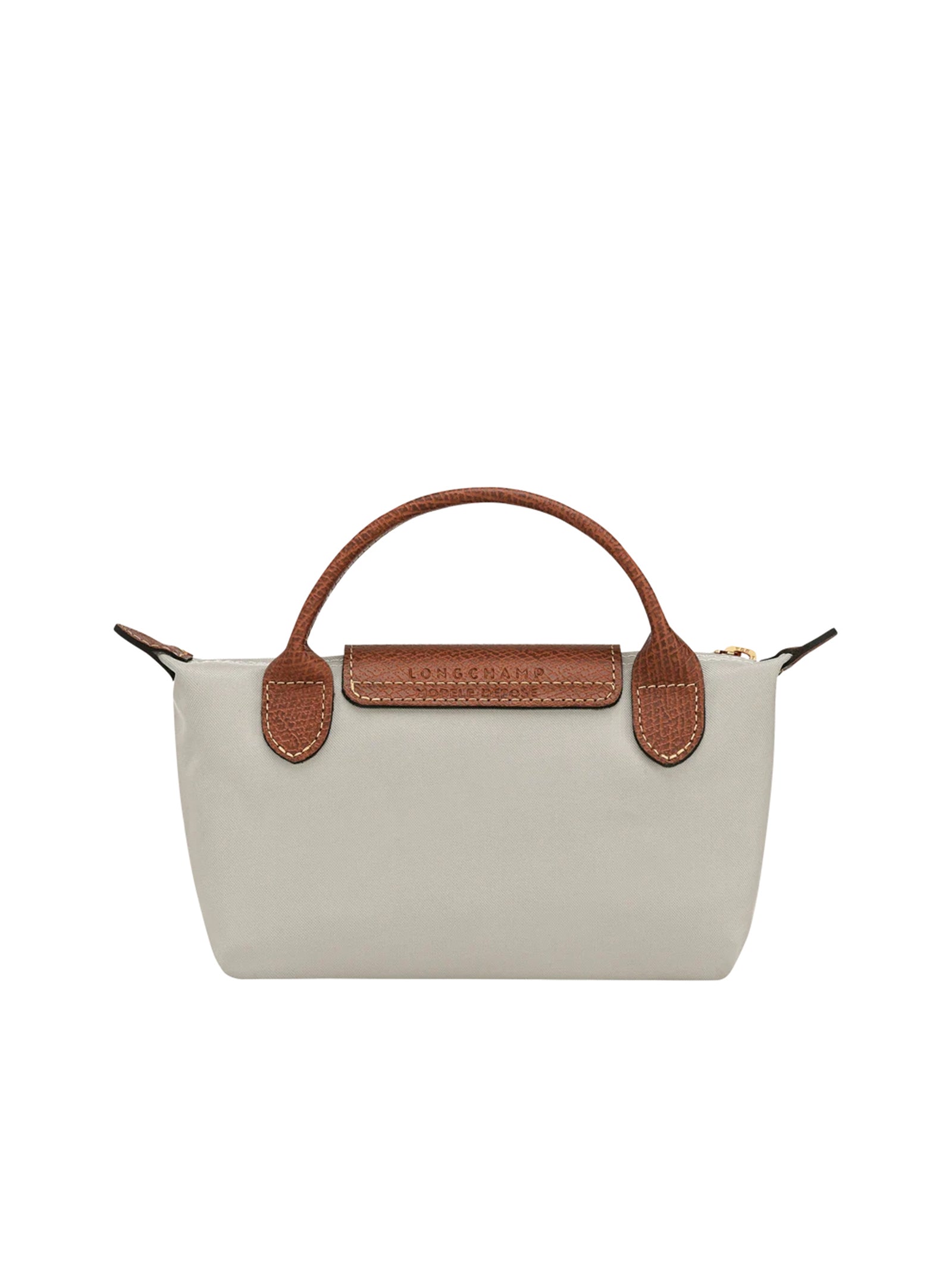 Longchamp Paris Le Pliage Original Pochette Grigio Verde-4