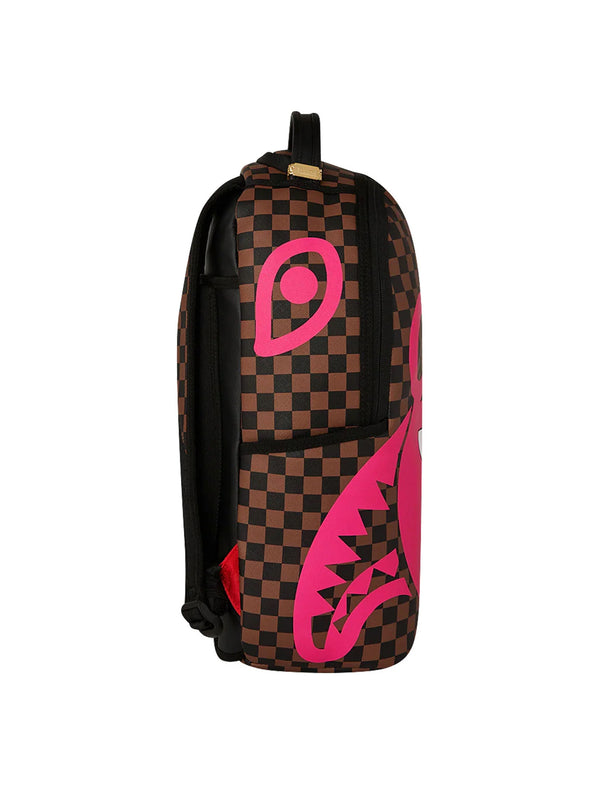 Pink Bear Shark Backpack-2