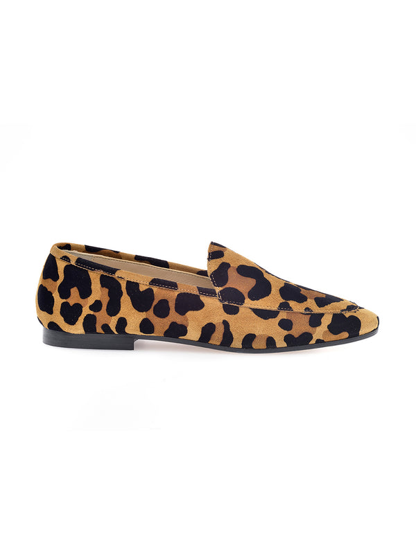 Mocassino Pelle Leopard Loafer