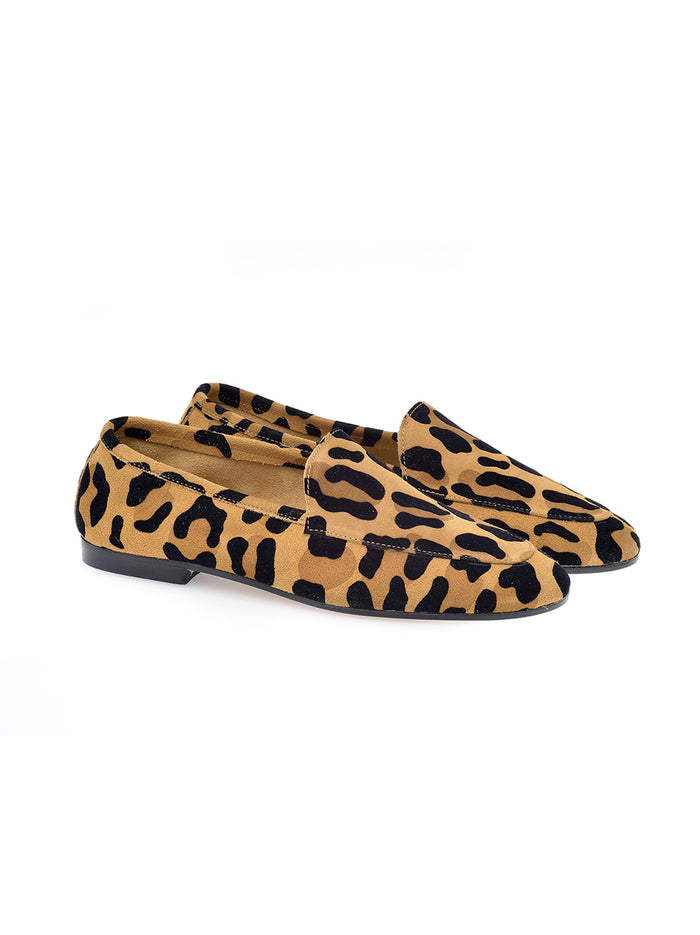 Mocassino Pelle Leopard Loafer-2