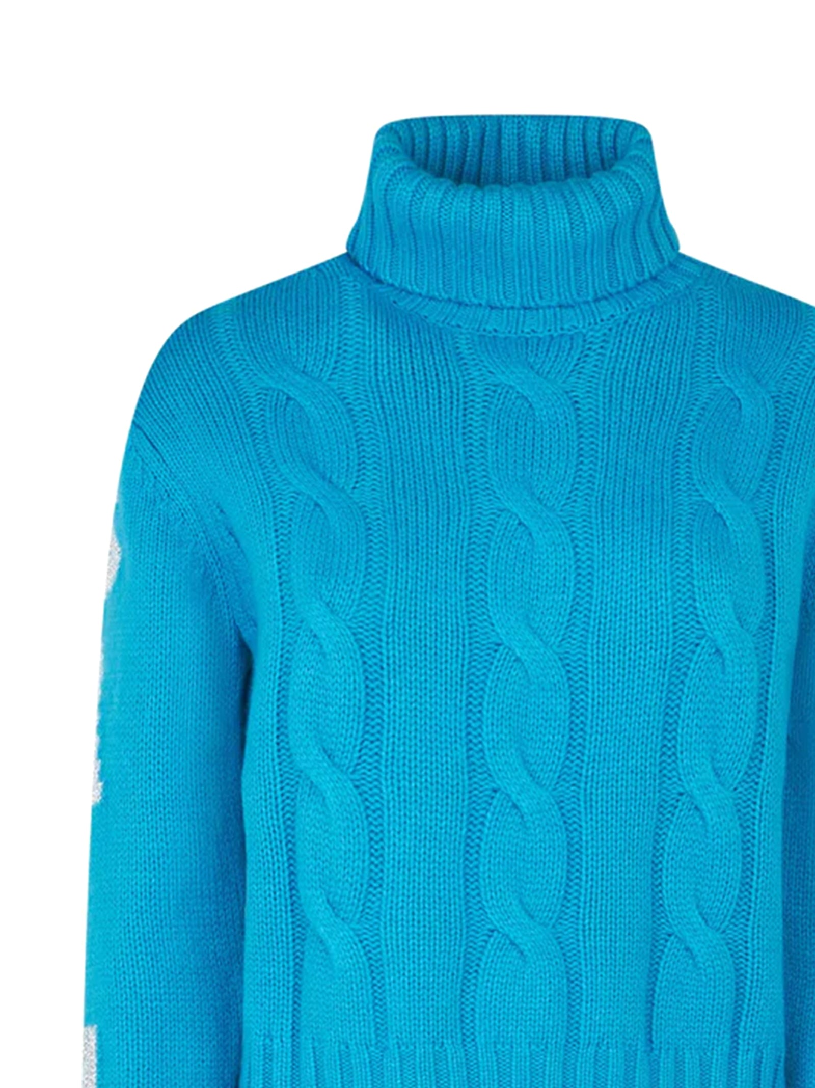 Maglia Trecce Collo Alto-2