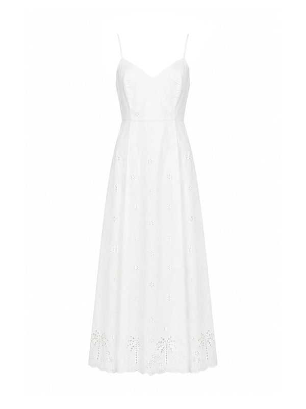SAINT BARTH ABITO MIDI SANGALLO BIANCO-SAINT BARTH-GUA0001 00483L
