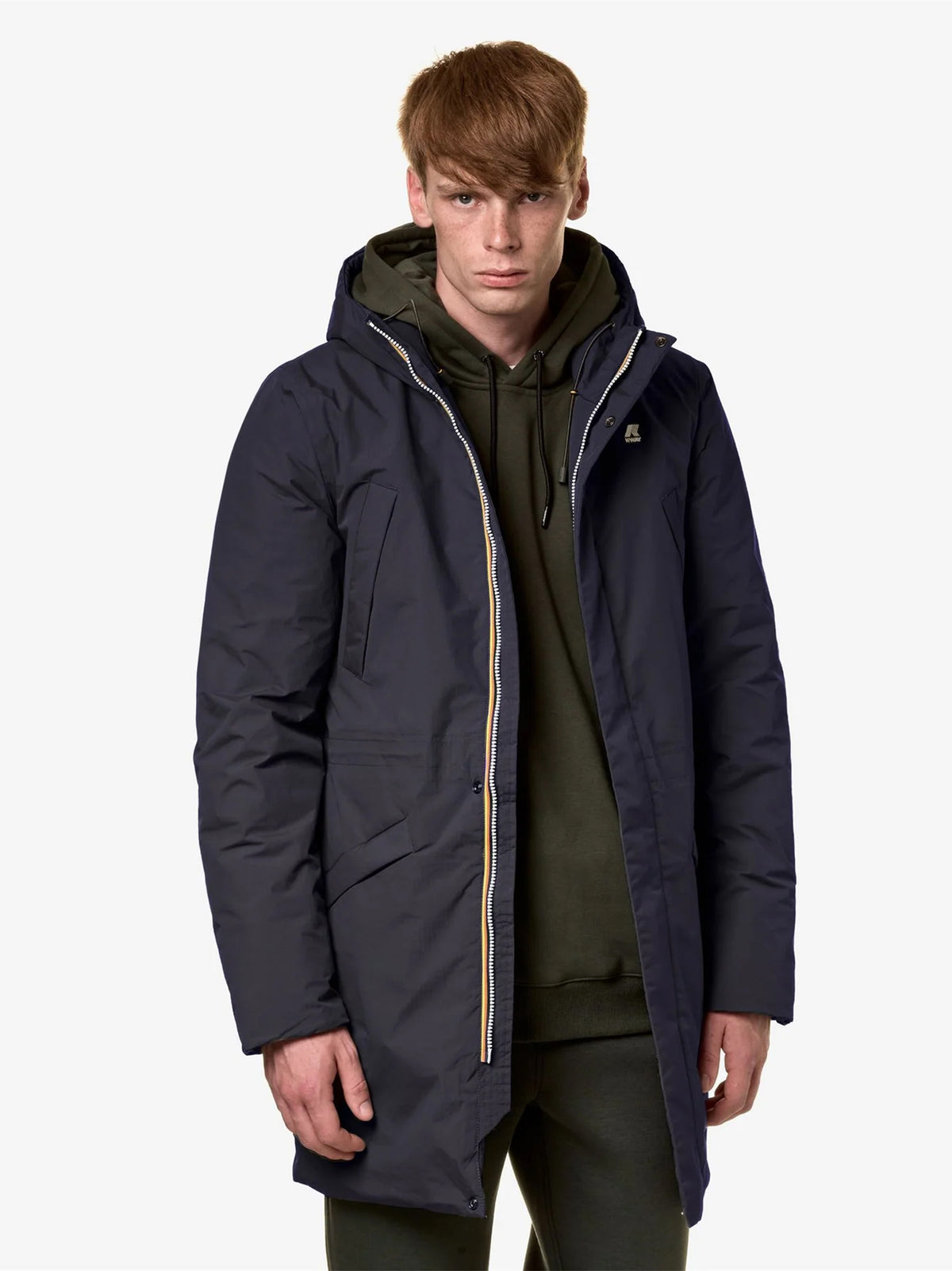 K-Way Parka Remi Ripstop Marmotta blu-2
