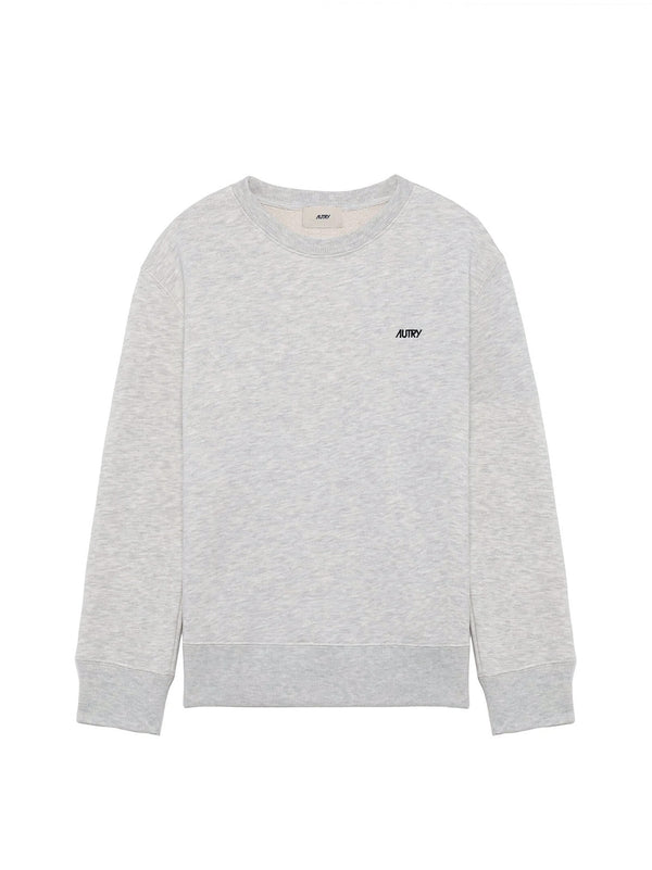 Felpa Girocollo Con Logo Autry Ricamato