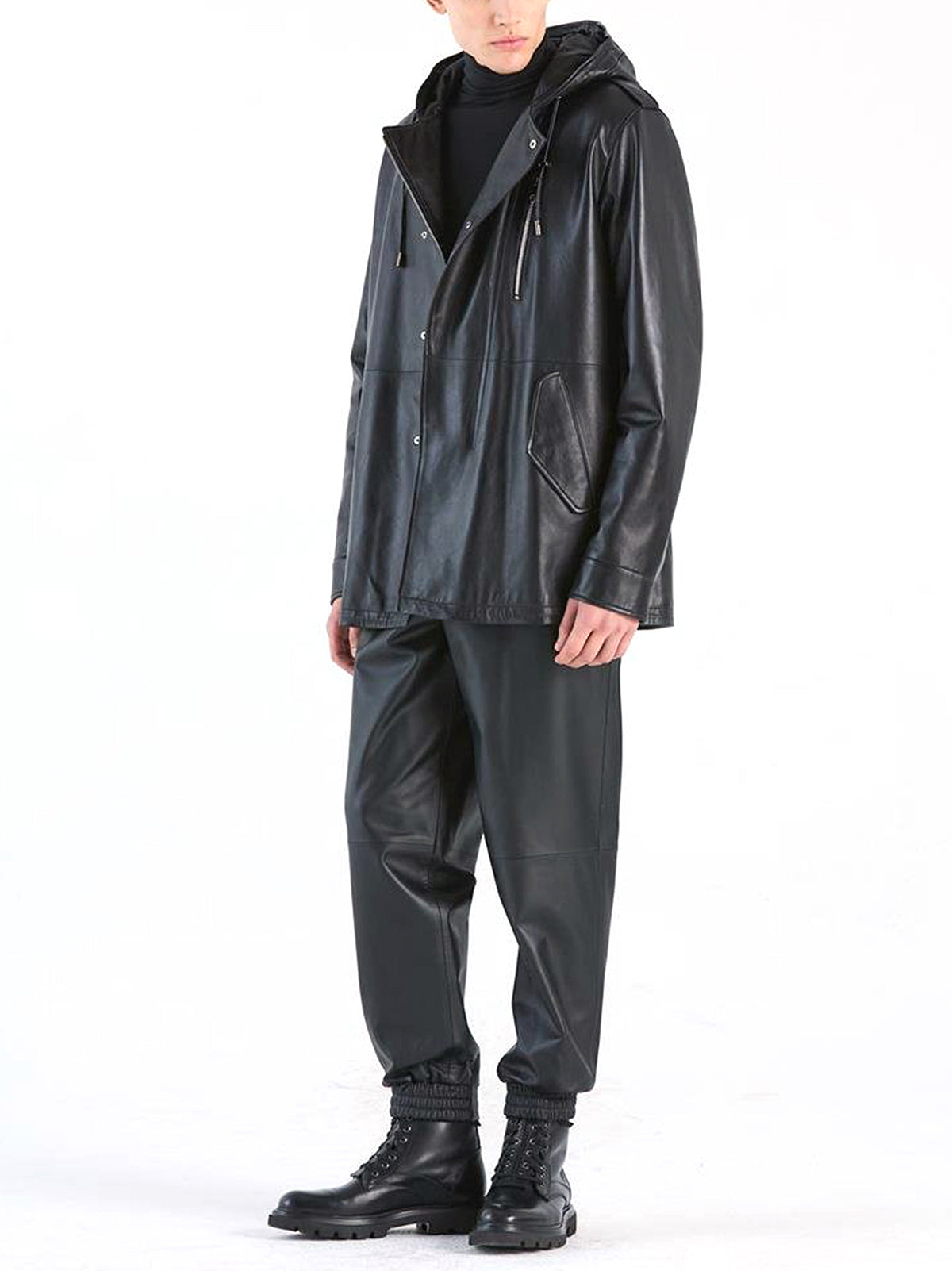Desa 1972 Leather Parka-1