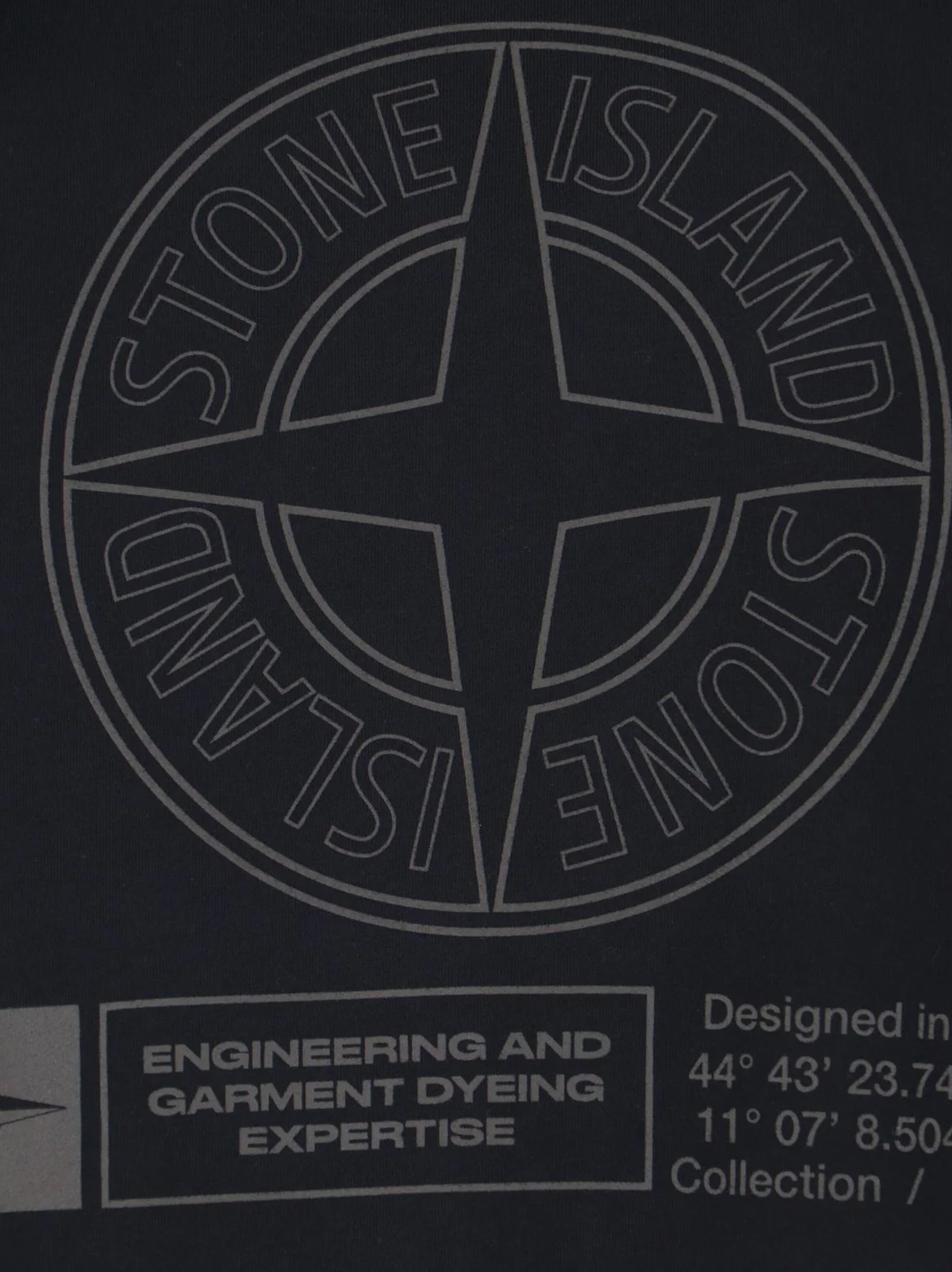 Stone Island Felpa Girocollo Oversize Con Stampa 'industrial Four'-3