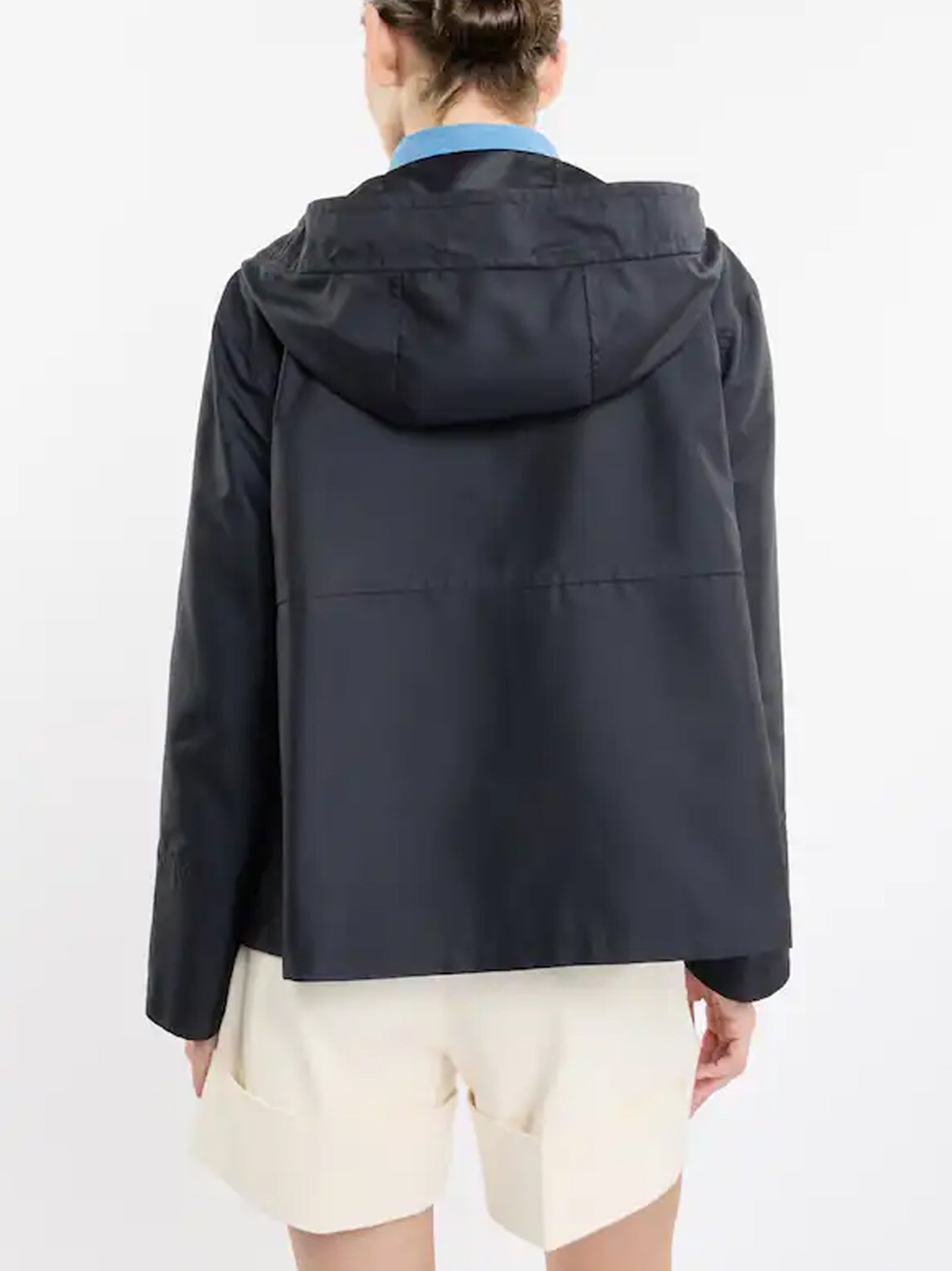 Parka Corto In Popeline Tecnico-3