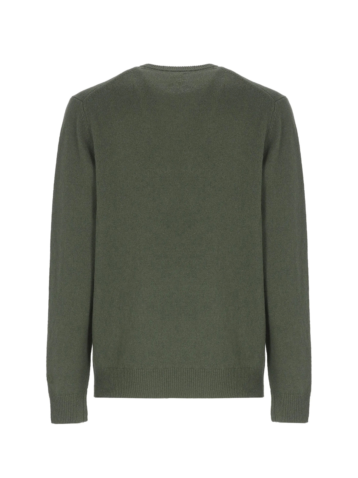 Saint Barth Maglia Girocollo Regent In Misto Lana Merino E Cashmere Militare-2