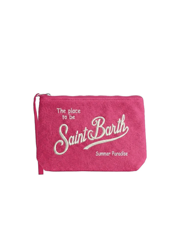 Saint Barth Pochette Aline Sponge Fuxia