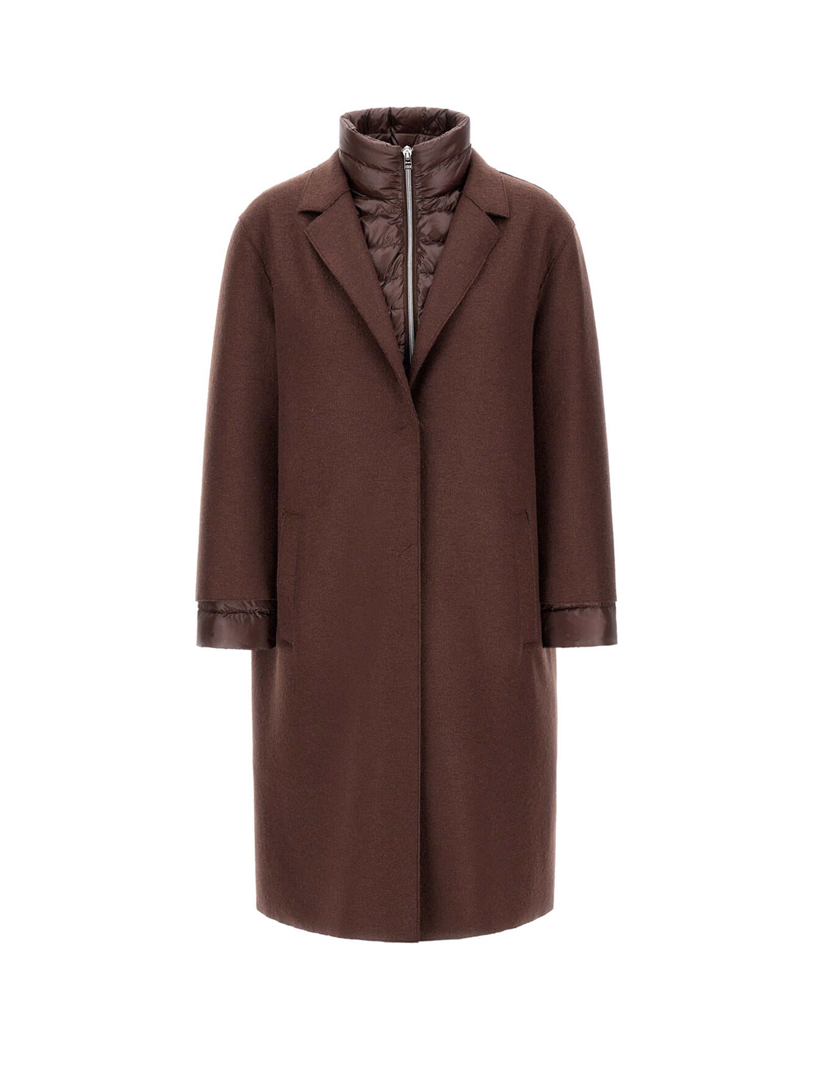 Cappotto Resort In Felted Wool E Nylon Ultralight-1