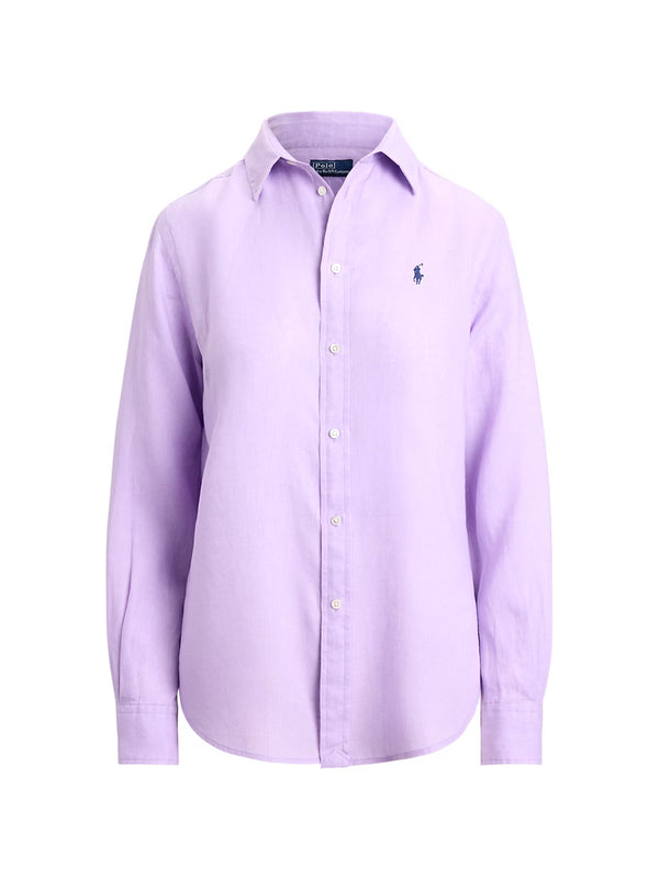 Camicia In Lino Classic-Fit