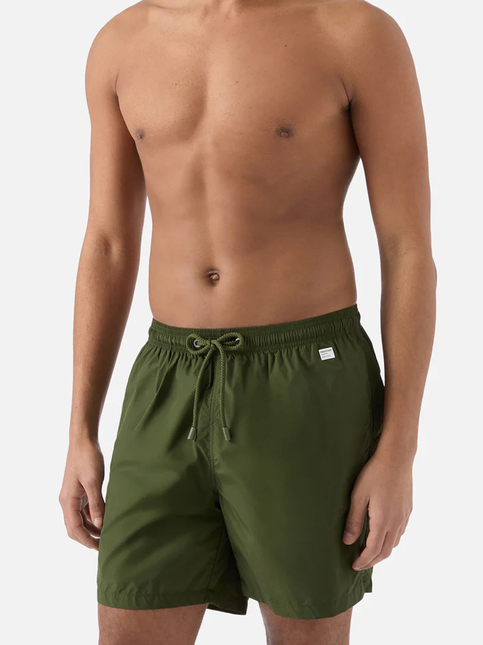 Costume Mare Lighting Pantone Verde Militare Tinta Unita Special Edition-3