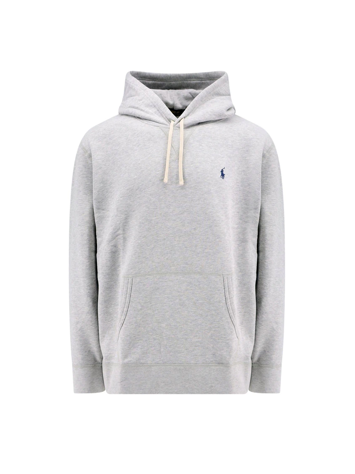 Polo Ralph Lauren Felpa Con Cappuccio Grigia-1