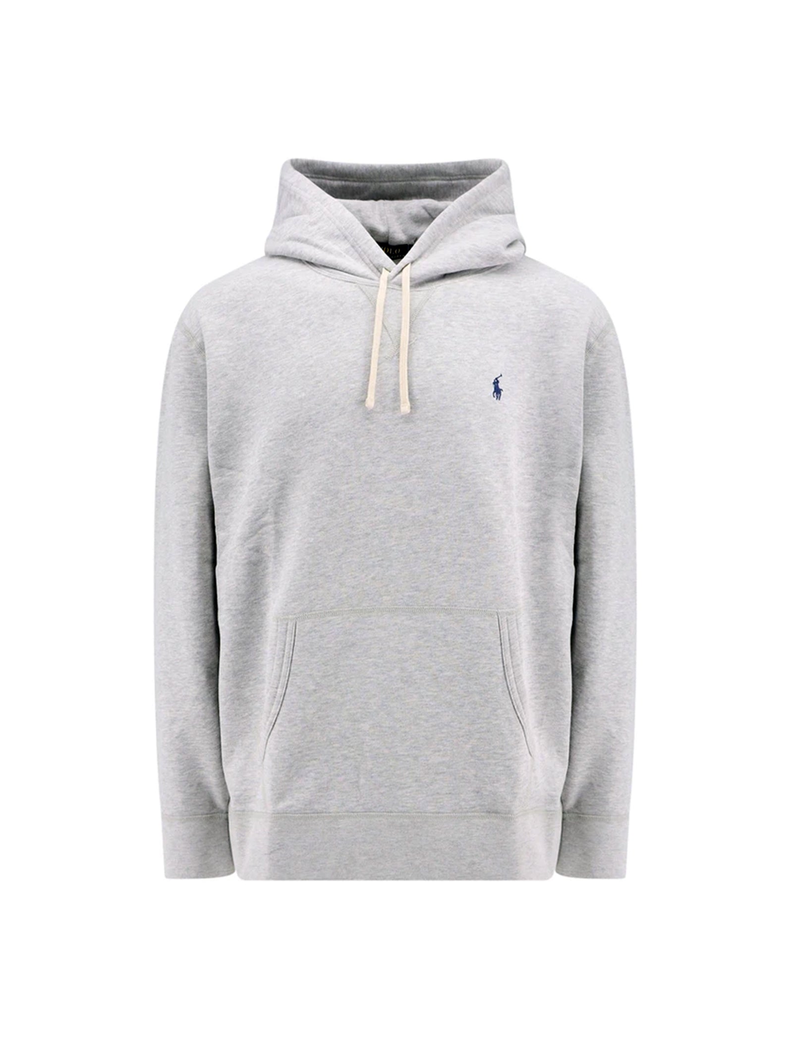 Polo Ralph Lauren Felpa Con Cappuccio Grigia-1