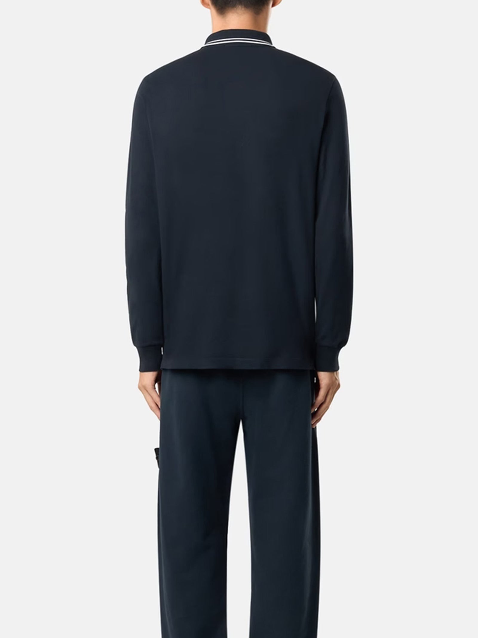 Polo Vestibilità Slim A Manica Lunga-3