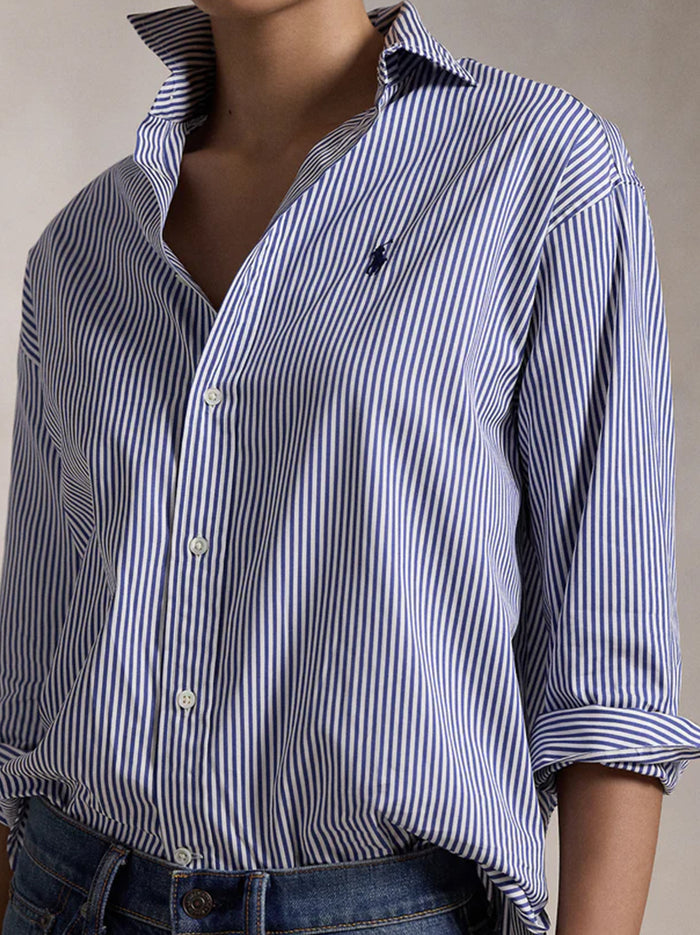 Camicia A Righe Relaxed Fit-3