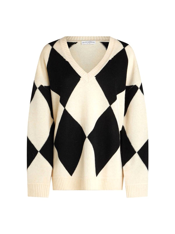 Maxi Diamond Pullover