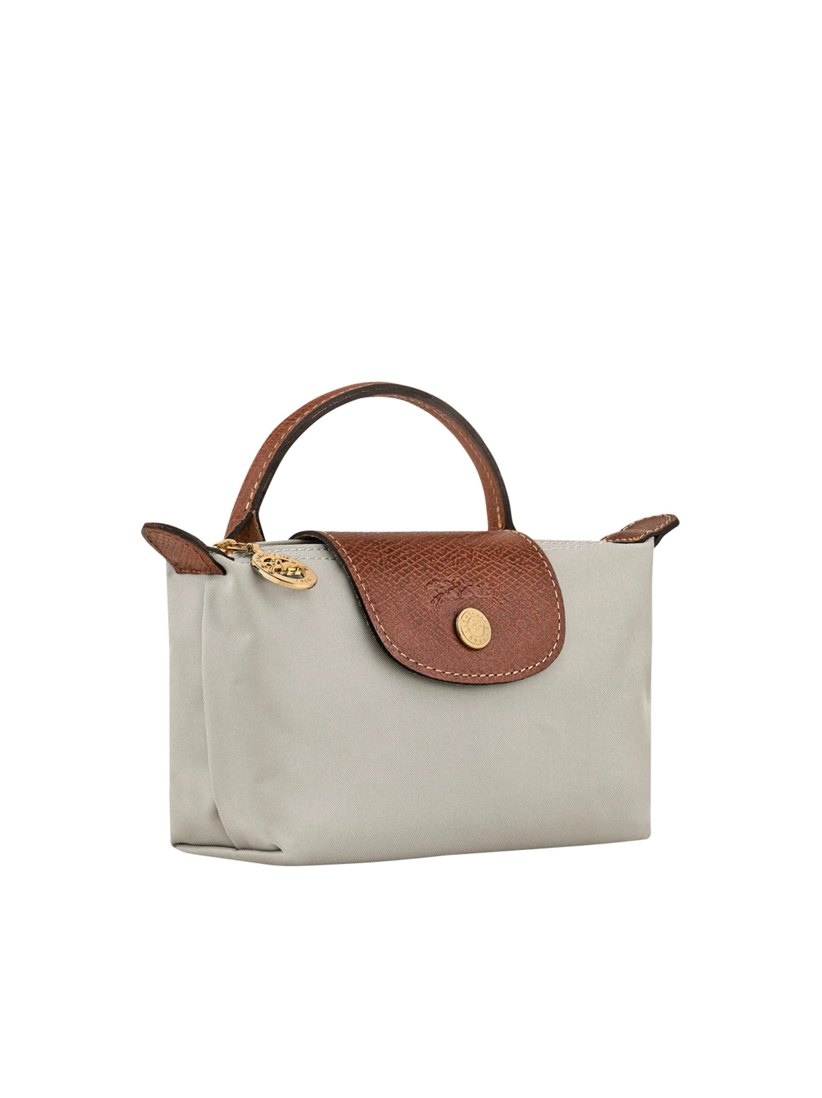Longchamp Paris Le Pliage Original Pochette Grigio Verde-3