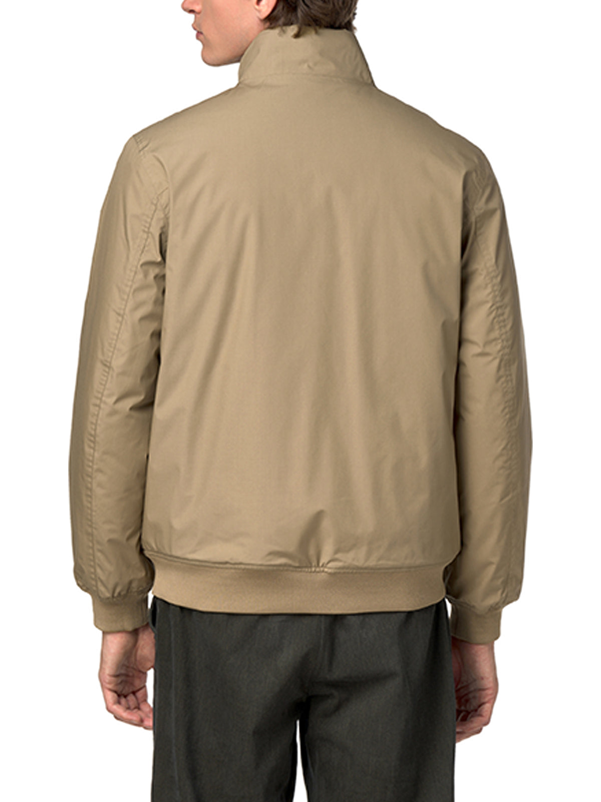 K-Way Giacca Arsene Warm Micro Canvas Beige Khaki-3