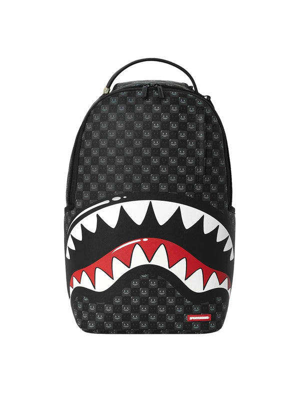 SPRAYGROUND SHARKS IN PARIS WTF BUBBLY BLACK CHECK ZAINO-SPRAYGROUND-910B8633NSZ BLACK