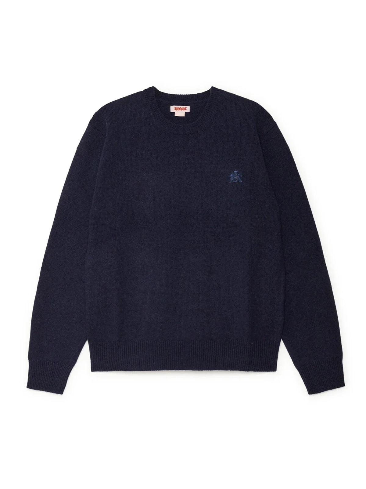 Baracuta Maglia girocollo Shetland Navy-1