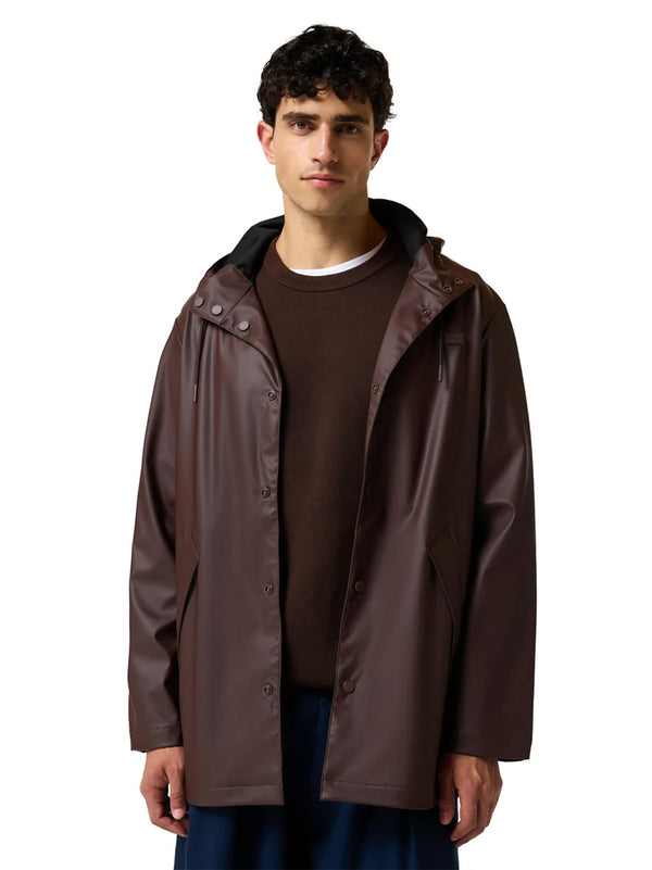 Giubbino Jo Pu Raincoat Cioccolato