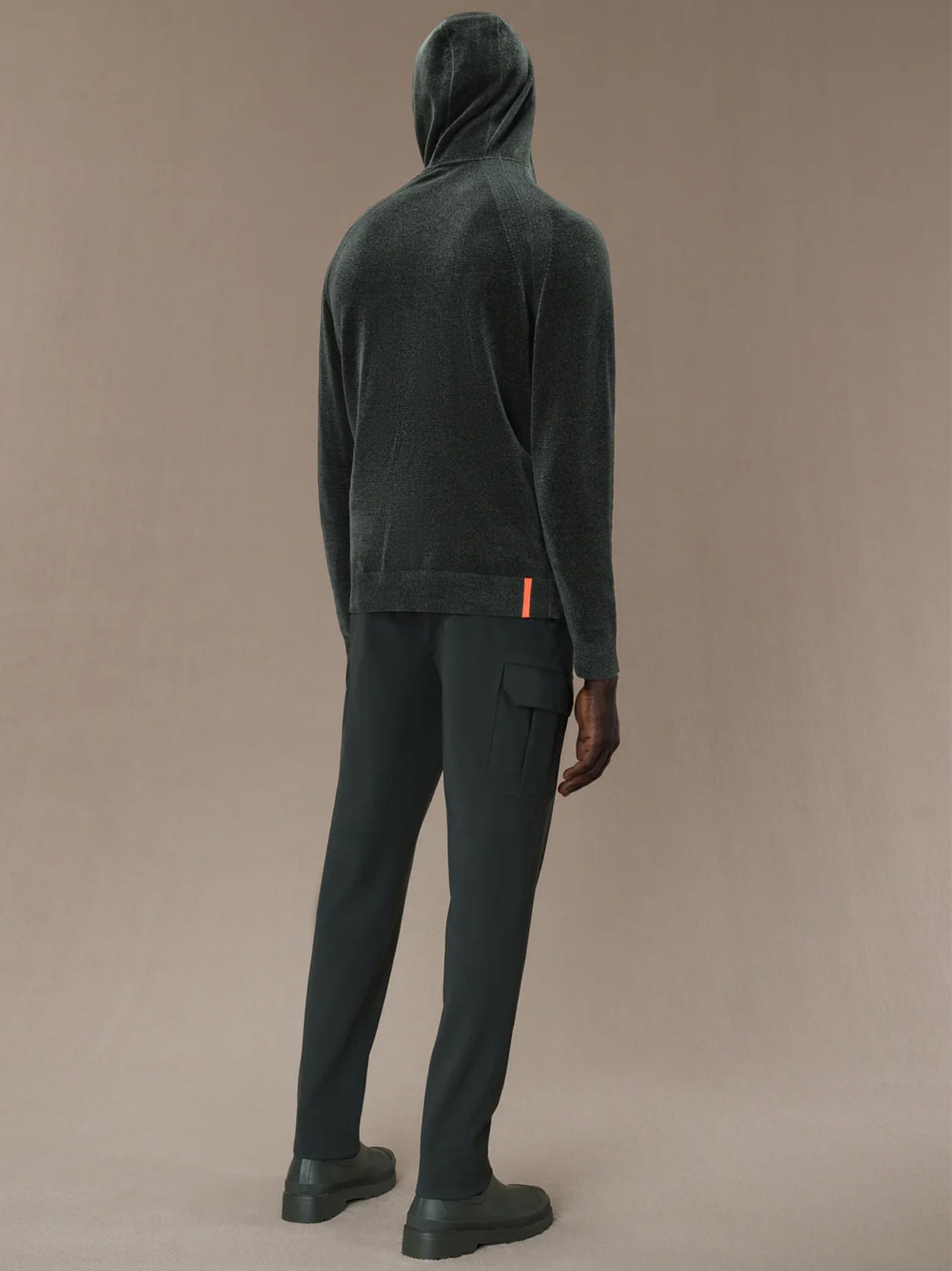 Maglia Con Zip E Cappuccio In Velluto-3