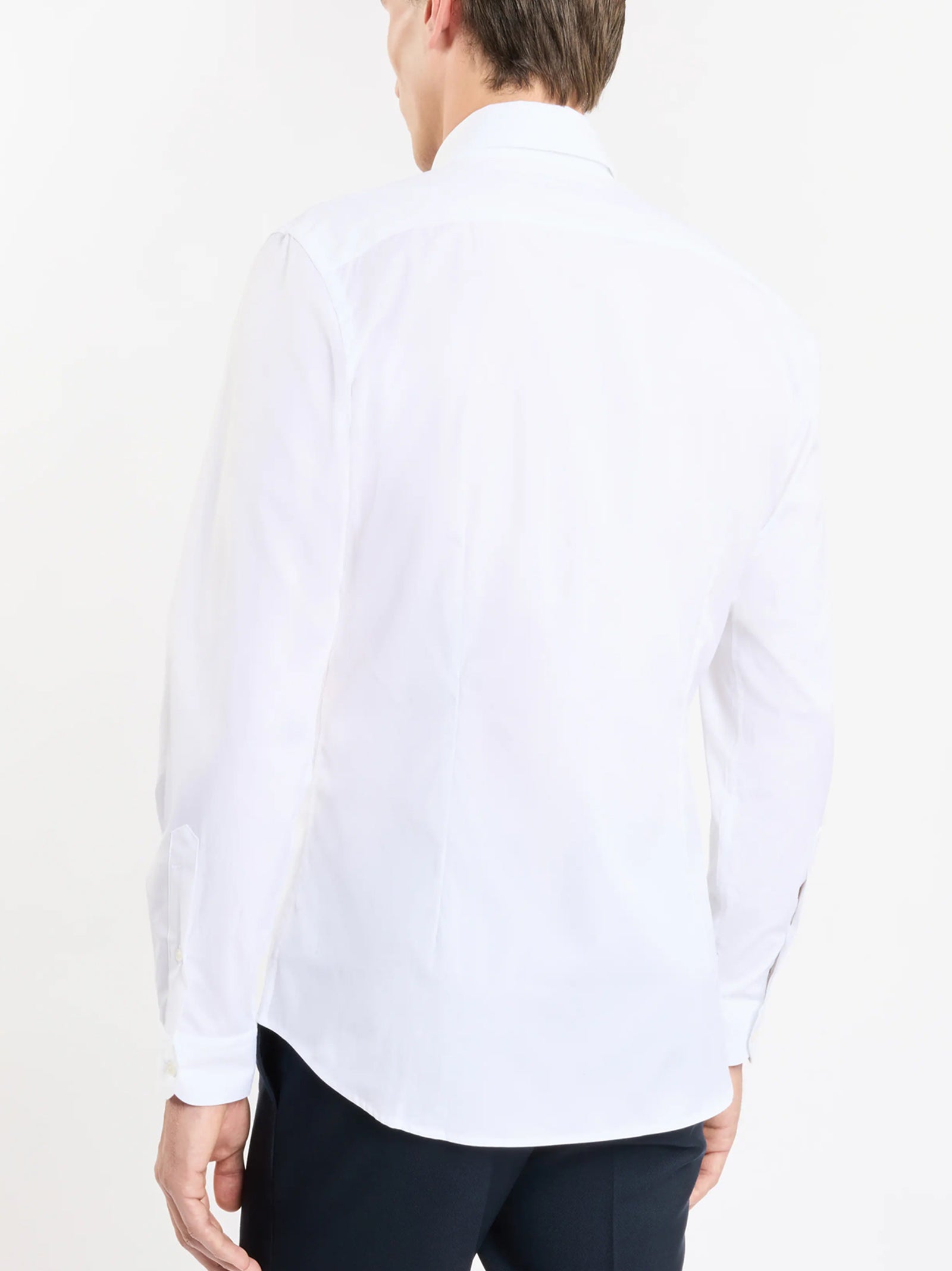 Camicia In Popeline Stretch Regular-3