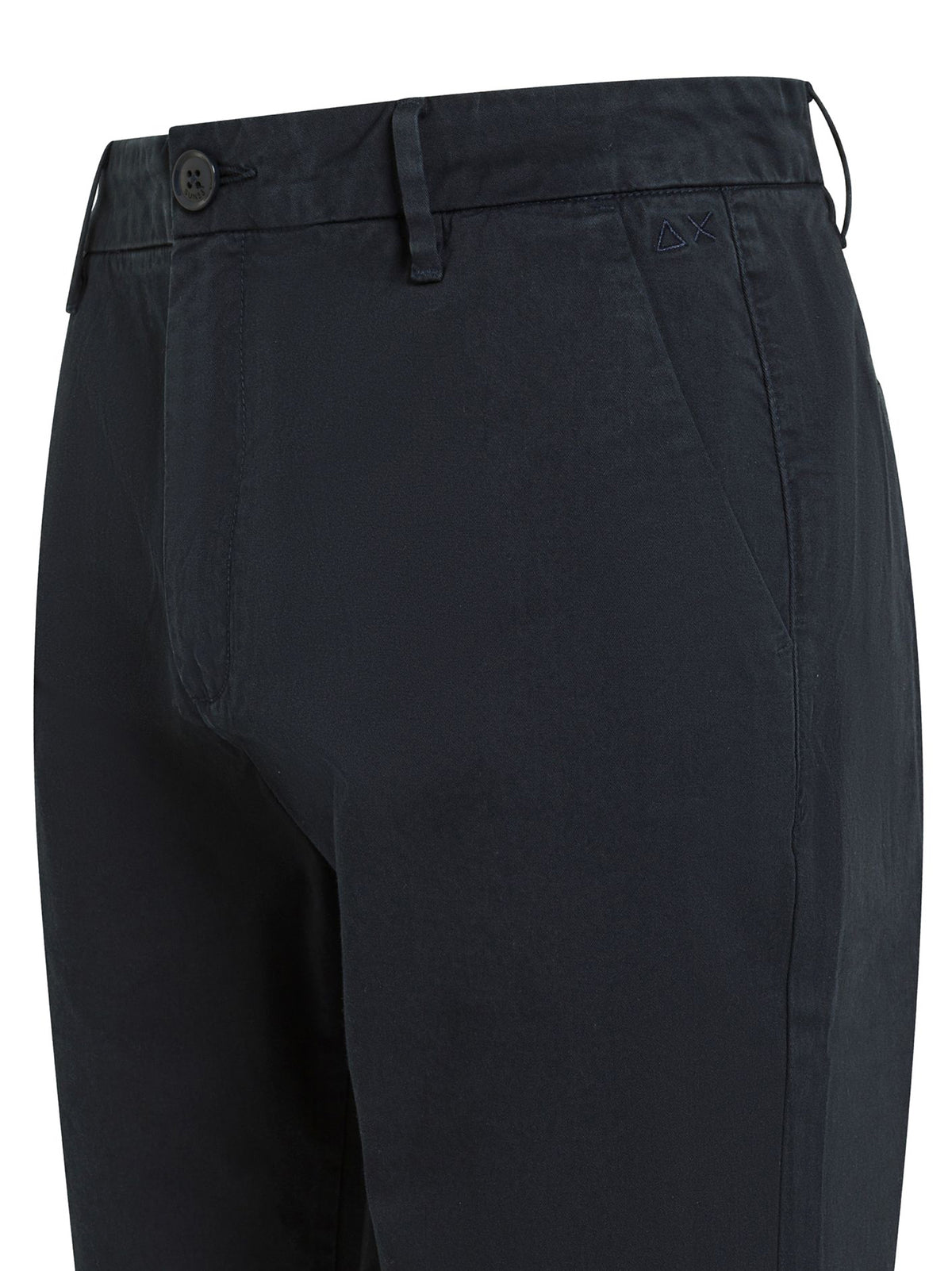 Sun68 Pantaloni Chino In Cotone Blu-2