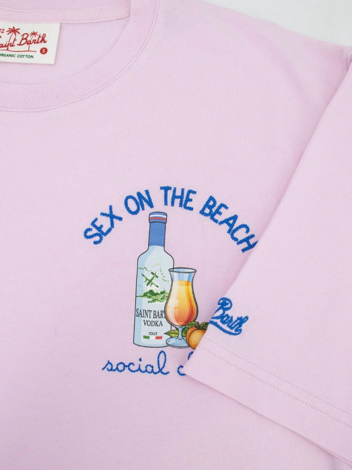 T-Shirt Rosa Social Beach-3