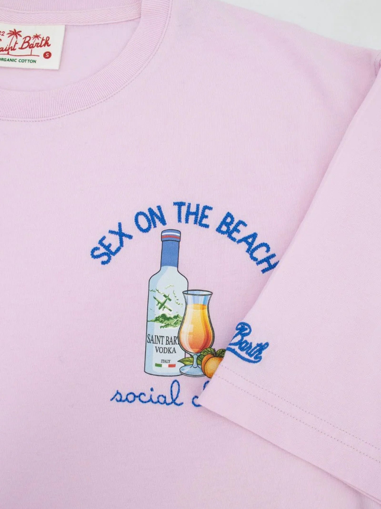 T-Shirt Rosa Social Beach-3