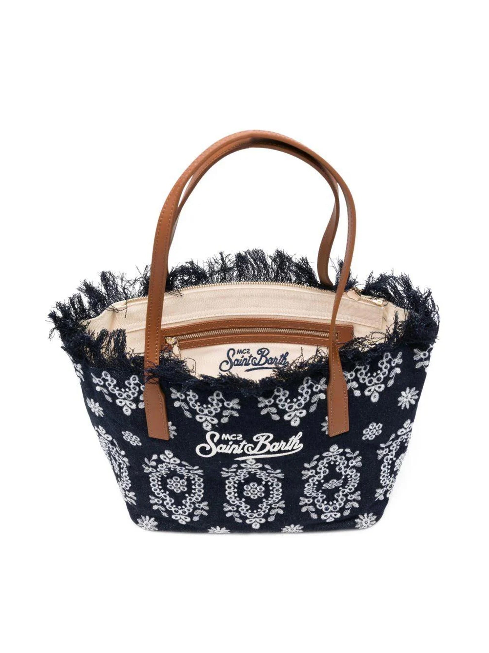 Saint Barth City Bag Sangallo Blu-3