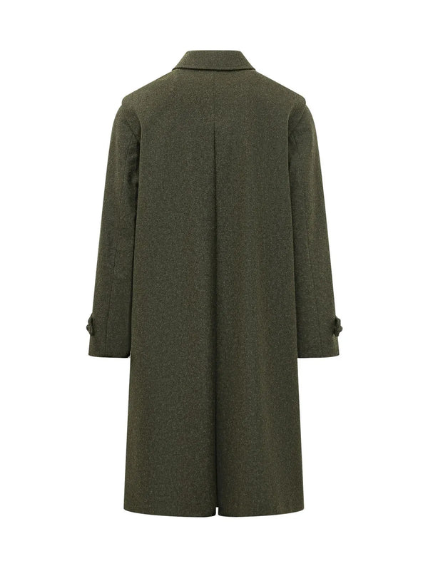 Schneiders Cappotto Alexander Long Coat Loden Men's Verde-2
