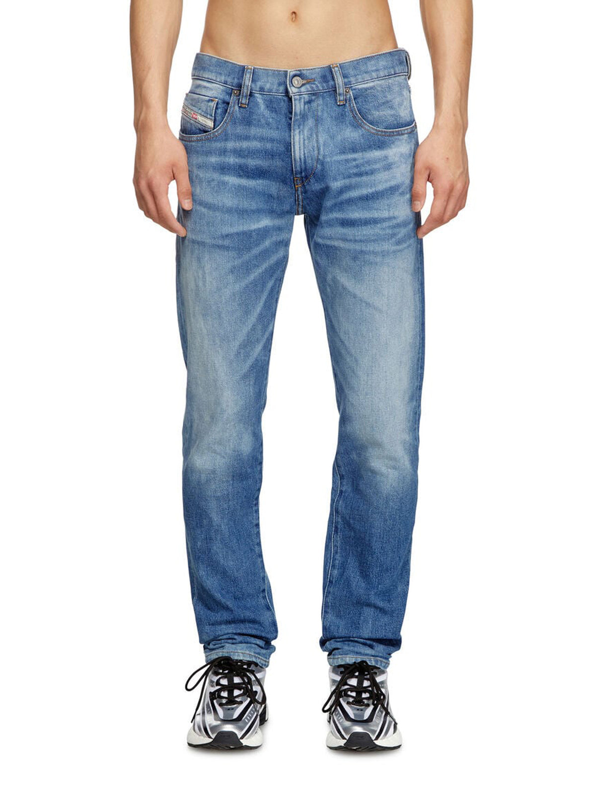 Diesel Jeans slim 2019 D-Strukt 09L19 blu-2
