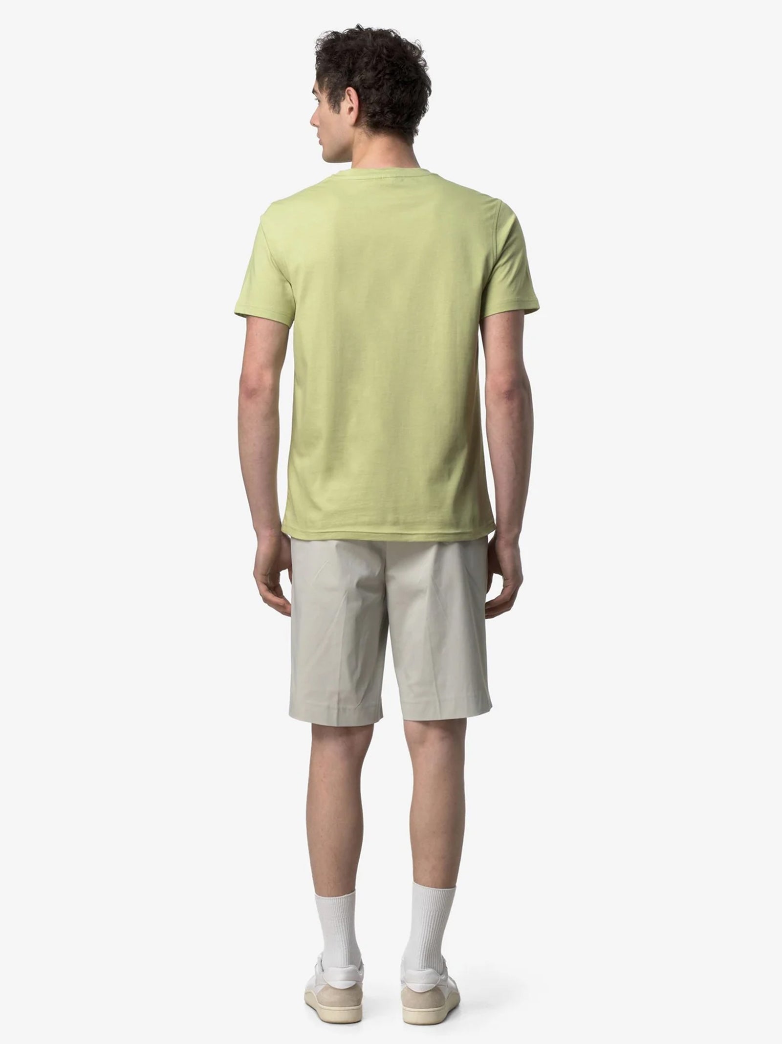 T-Shirt Sigur Jersey Slim Green Dk Lime-3