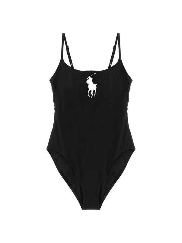 Polo Ralph Lauren Beachwear Costume Intero Con Logo
