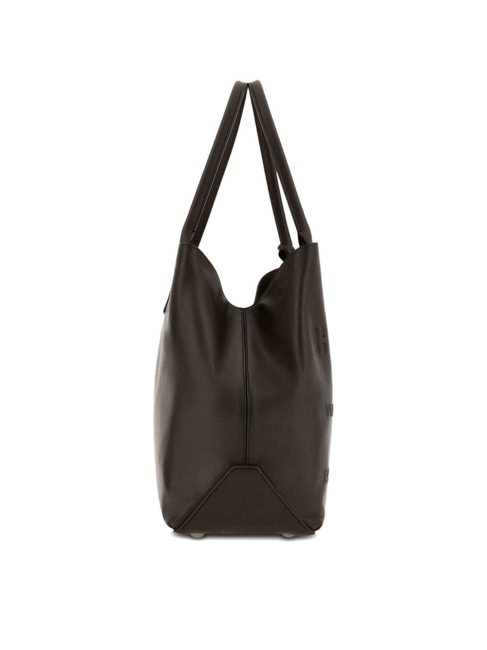 Borsa Shopping Hogan Script Media Marrone-3
