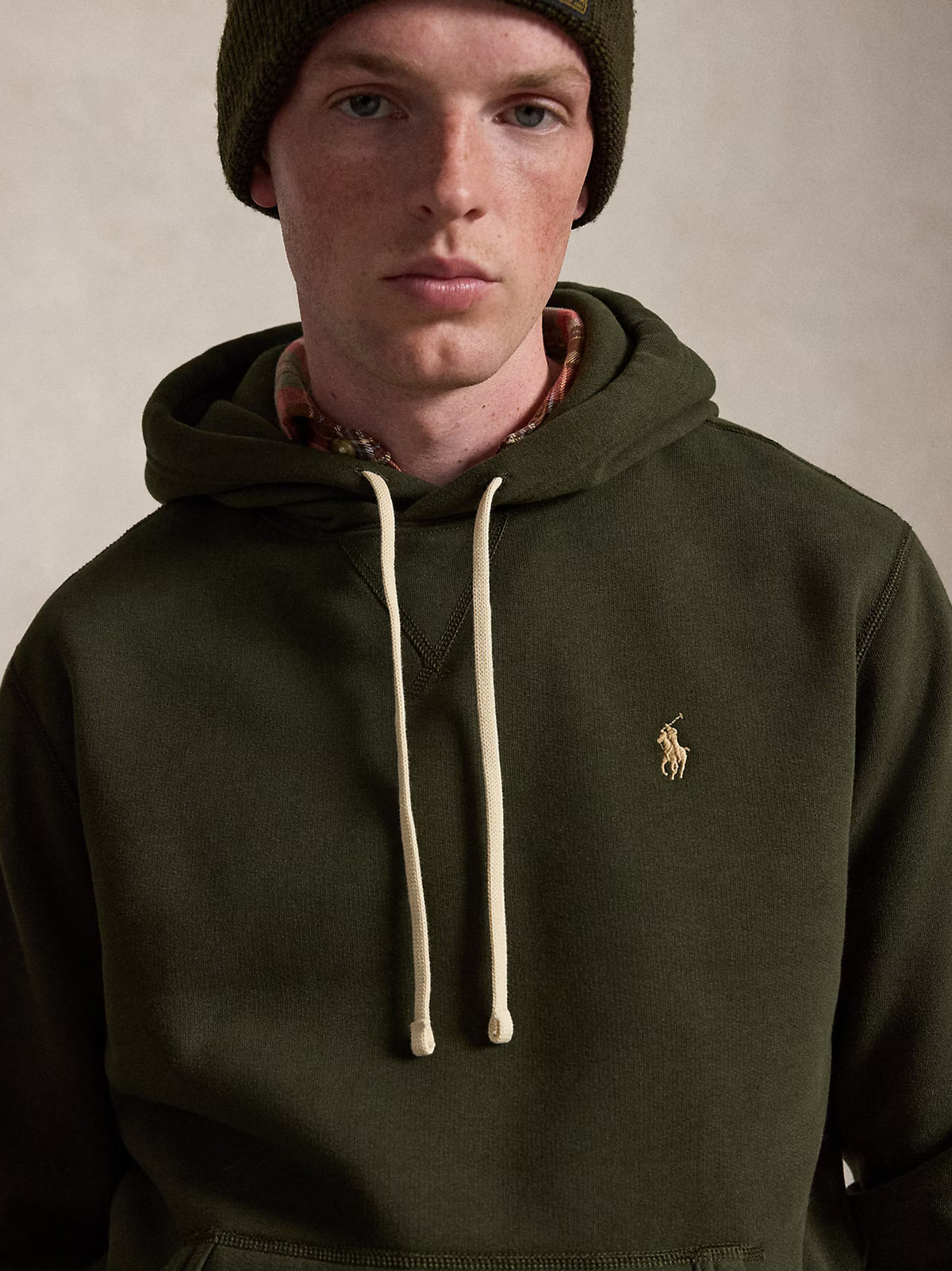 Polo Ralph Lauren Felpa Con Cappuccio Green Olive-4