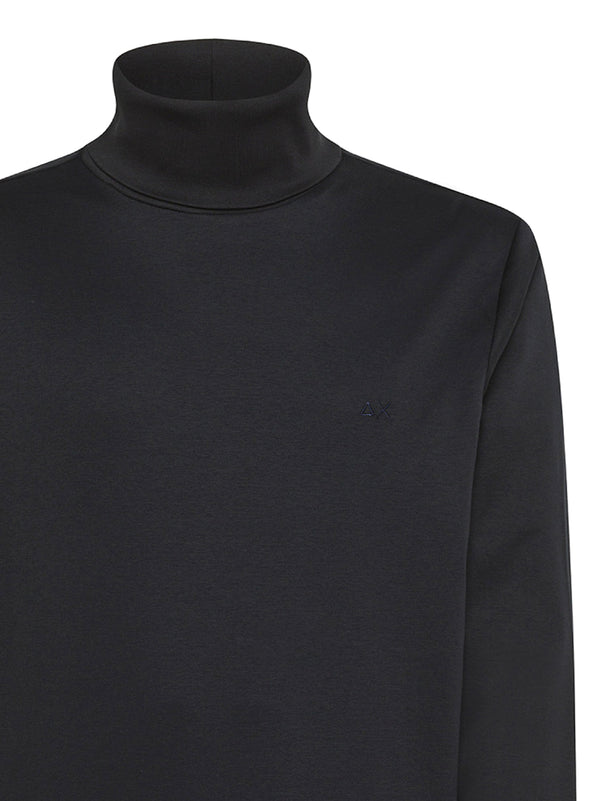 T-Shirt Maniche Lunghe Collo Alto-2