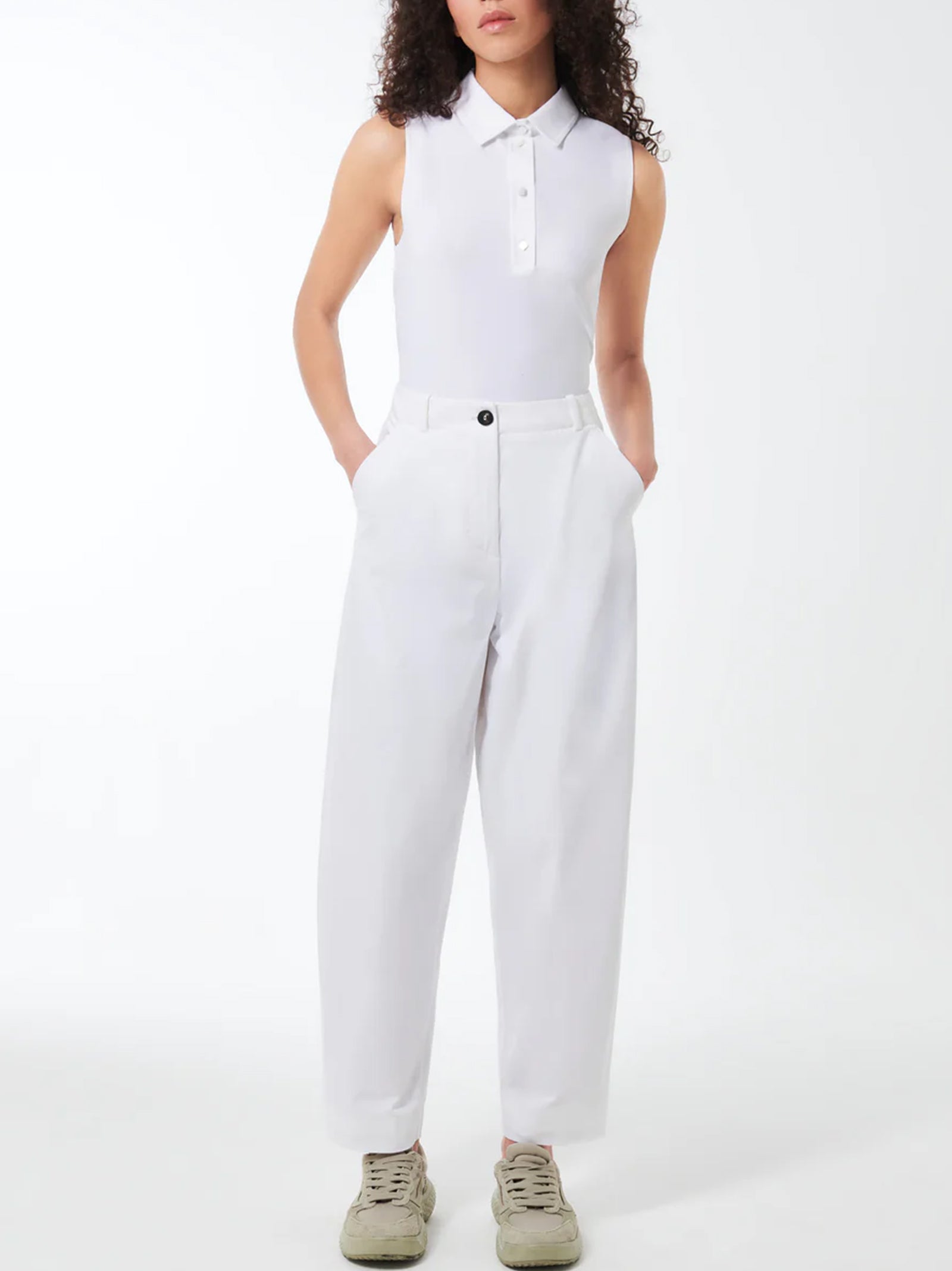 Polo Oxford Sleeveless-2